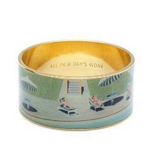 Kate Spade All In A Days Work Pool Scene Bangle Bracelet